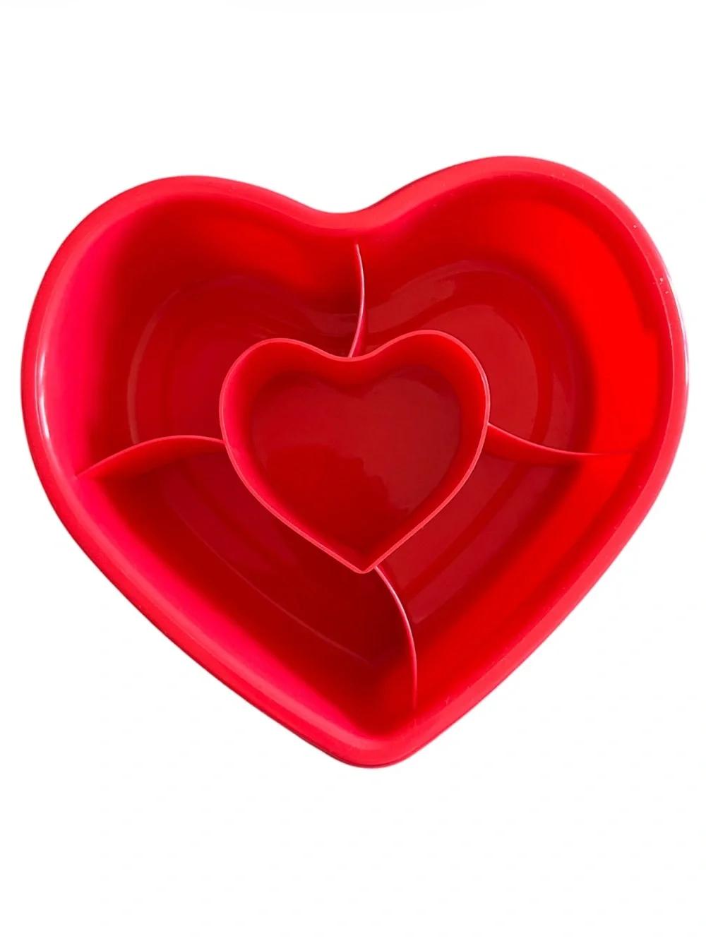 Heart Shaped Reusable Snack Box
